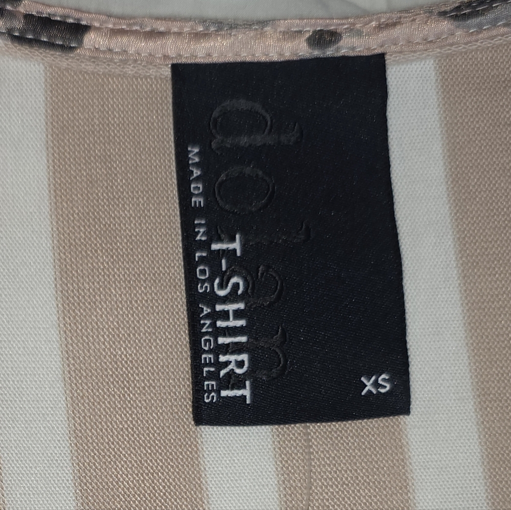 NWT Dolan for Anthropologie Striped Scoop Neck Knit Top – Women’s XS - Picture 5 of 8